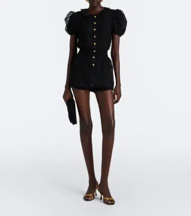 Alessandra Rich Lace romper | Thumbnail 2 Alessandra Rich Lace romper | Thumbnail 2