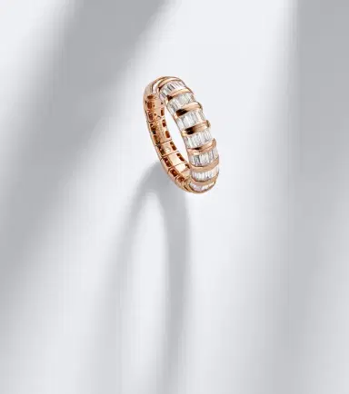 SHAY JEWELRY 18kt rose gold ring with diamonds | Thumbnail 5 SHAY JEWELRY 18kt rose gold ring with diamonds | Thumbnail 5