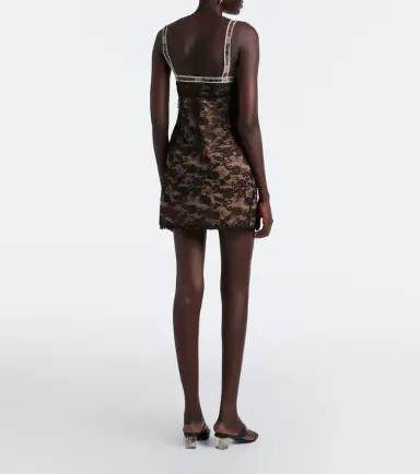 Saint Laurent Lace minidress | Thumbnail 4 Saint Laurent Lace minidress | Thumbnail 4