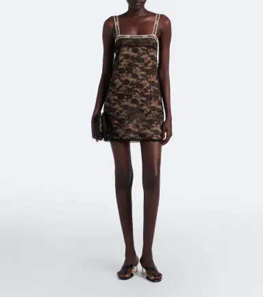 Saint Laurent Lace minidress | Thumbnail 5 Saint Laurent Lace minidress | Thumbnail 5