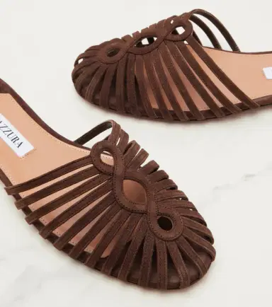 Aquazzura Sweet Surrender suede mules | Thumbnail 2 Aquazzura Sweet Surrender suede mules | Thumbnail 2