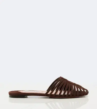 Aquazzura Sweet Surrender suede mules | Thumbnail 3 Aquazzura Sweet Surrender suede mules | Thumbnail 3