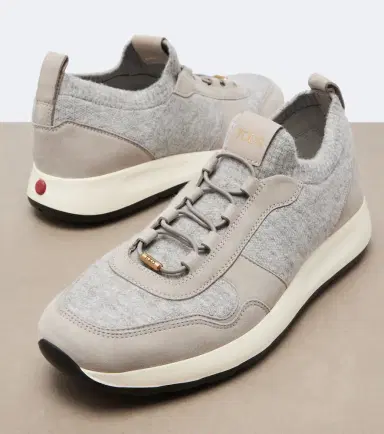 Tod's Runner suede-trimmed sneakers | Thumbnail 2 Tod's Runner suede-trimmed sneakers | Thumbnail 2