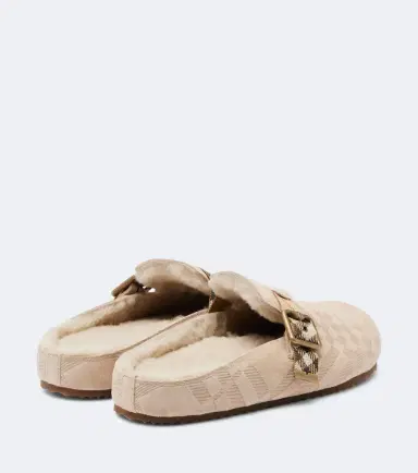 Burberry Urchin shearling-lined suede clogs | Thumbnail 4 Burberry Urchin shearling-lined suede clogs | Thumbnail 4
