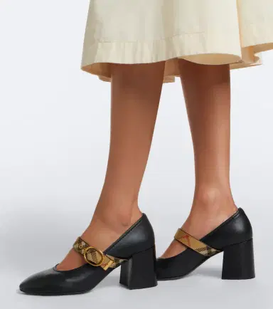 Burberry Robin Check leather pumps | Thumbnail 6 Burberry Robin Check leather pumps | Thumbnail 6