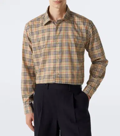 Burberry Check cotton shirt | Thumbnail 6 Burberry Check cotton shirt | Thumbnail 6