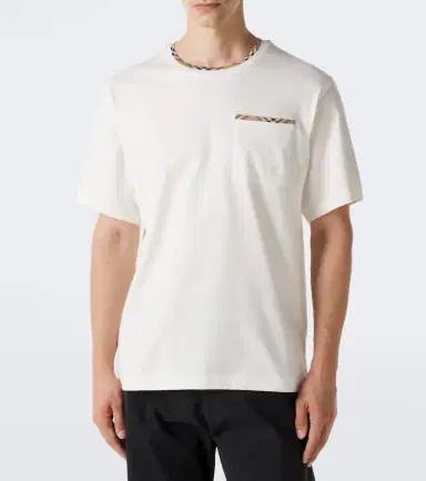 Burberry Check cotton jersey T-shirt | Thumbnail 3 Burberry Check cotton jersey T-shirt | Thumbnail 3