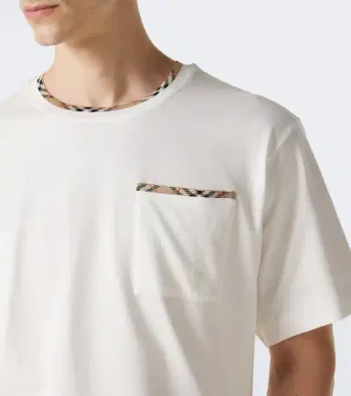 Burberry Check cotton jersey T-shirt | Thumbnail 4 Burberry Check cotton jersey T-shirt | Thumbnail 4