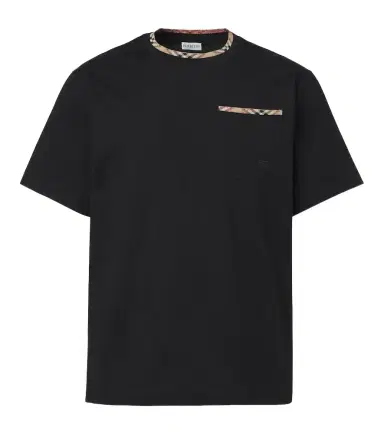 Burberry Check cotton jersey T-shirt | Thumbnail 1 Burberry Check cotton jersey T-shirt | Thumbnail 1