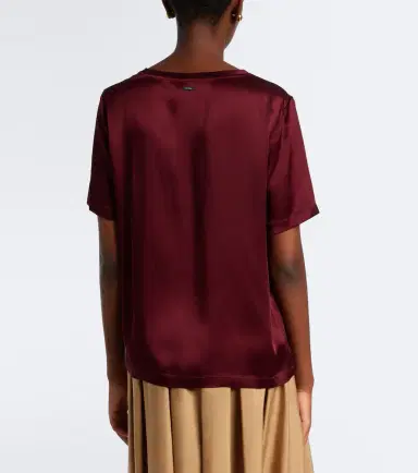 'S Max Mara Satin T-shirt | Thumbnail 5 'S Max Mara Satin T-shirt | Thumbnail 5