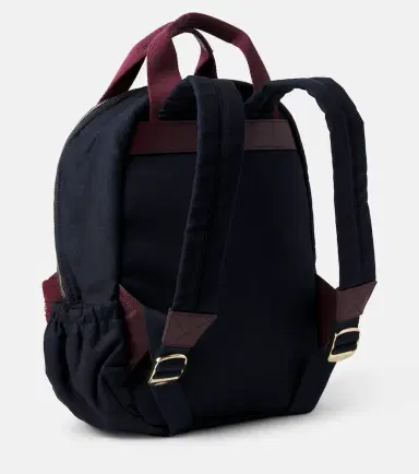 CHLOÉ KIDS Chloé Kids Logo leather-trimmed backpack | Thumbnail 3 CHLOÉ KIDS Chloé Kids Logo leather-trimmed backpack | Thumbnail 3