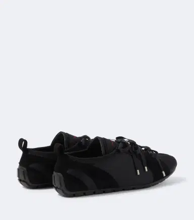 Simone Rocha Ballerina Grip suede-trimmed satin sneakers | Thumbnail 2 Simone Rocha Ballerina Grip suede-trimmed satin sneakers | Thumbnail 2