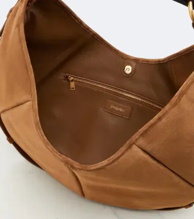 Saint Laurent Mombasa Medium suede shoulder bag | Thumbnail 3 Saint Laurent Mombasa Medium suede shoulder bag | Thumbnail 3