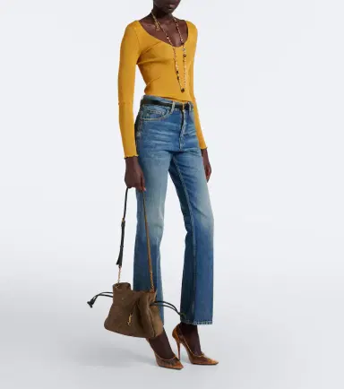 Saint Laurent Jamie suede shoulder bag | Thumbnail 7 Saint Laurent Jamie suede shoulder bag | Thumbnail 7