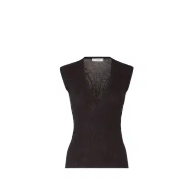 Fendi V-neck, fitted sleeveless top | Thumbnail 1 Fendi V-neck, fitted sleeveless top | Thumbnail 1