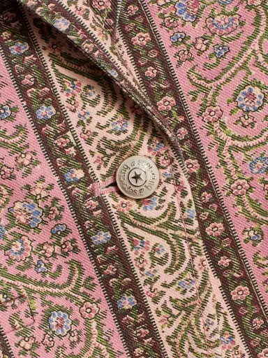 Cinq à Sept Women's Le Petit Khloe Pepper Paisley Denim Blazer - Amour Pink Multi - Size 16 | Thumbnail 7 Cinq à Sept Women's Le Petit Khloe Pepper Paisley Denim Blazer - Amour Pink Multi - Size 16 | Thumbnail 7
