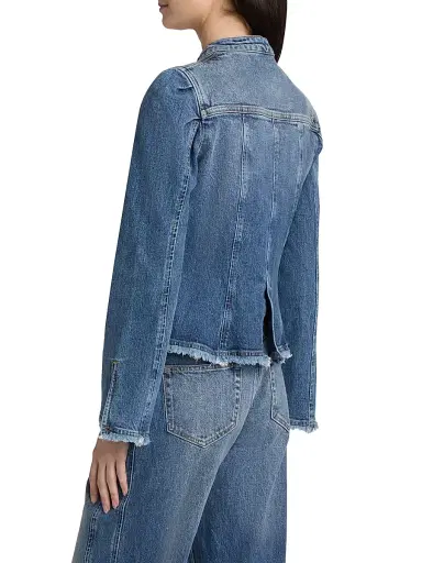 Cinq à Sept Women's Denim Avril Jacket - Amberstone | Thumbnail 5 Cinq à Sept Women's Denim Avril Jacket - Amberstone | Thumbnail 5
