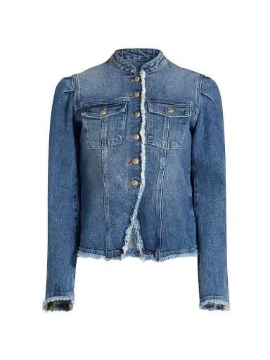 Cinq à Sept Women's Denim Avril Jacket - Amberstone | Thumbnail 1 Cinq à Sept Women's Denim Avril Jacket - Amberstone | Thumbnail 1