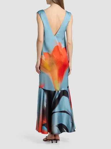 Misa Los Angeles Women's Isah Floral Maxi Dress - Fire Petal - Size XL | Thumbnail 5 Misa Los Angeles Women's Isah Floral Maxi Dress - Fire Petal - Size XL | Thumbnail 5