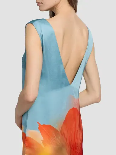 Misa Los Angeles Women's Isah Floral Maxi Dress - Fire Petal - Size XL | Thumbnail 6 Misa Los Angeles Women's Isah Floral Maxi Dress - Fire Petal - Size XL | Thumbnail 6