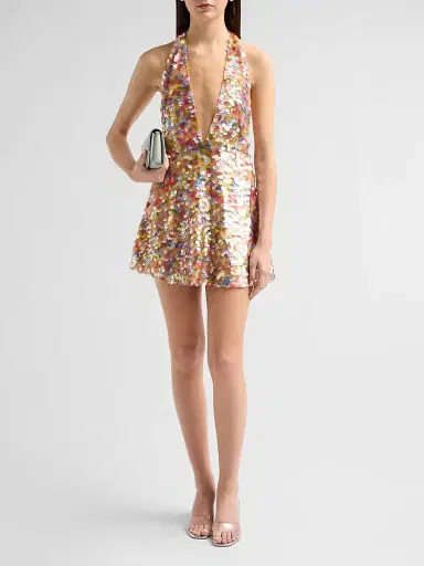 Retrofête Women's Avigail Sequin Mini Dress | Thumbnail 2 Retrofête Women's Avigail Sequin Mini Dress | Thumbnail 2