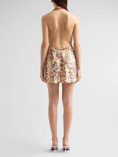 Retrofête Women's Avigail Sequin Mini Dress | Thumbnail 3 Retrofête Women's Avigail Sequin Mini Dress | Thumbnail 3