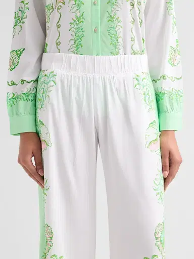 Lilly Pulitzer Women's Bal Harbour Printed Pants - Resort White | Thumbnail 5 Lilly Pulitzer Women's Bal Harbour Printed Pants - Resort White | Thumbnail 5