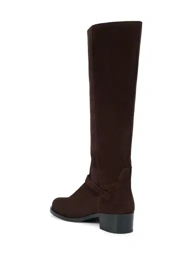 Staud Women's Brooklyn 50MM Suede Boots - Espresso | Thumbnail 3 Staud Women's Brooklyn 50MM Suede Boots - Espresso | Thumbnail 3