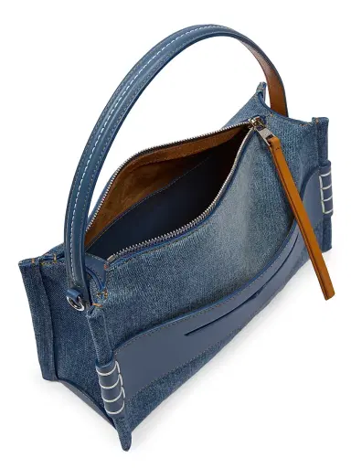 JW Anderson Women's Loafer Denim Top Handle Bag | Thumbnail 4 JW Anderson Women's Loafer Denim Top Handle Bag | Thumbnail 4