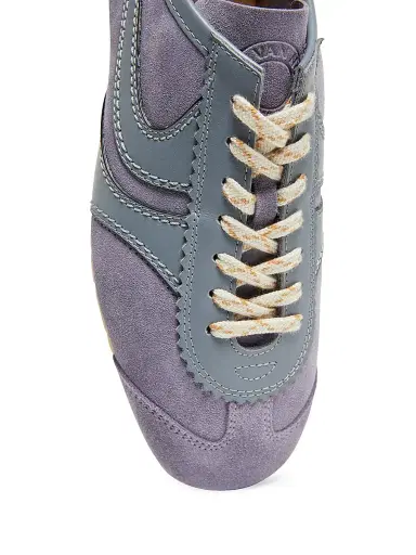 Dries Van Noten Women's Suede Leather-Trimmed Sneakers - Mauve - Size 7 | Thumbnail 4 Dries Van Noten Women's Suede Leather-Trimmed Sneakers - Mauve - Size 7 | Thumbnail 4