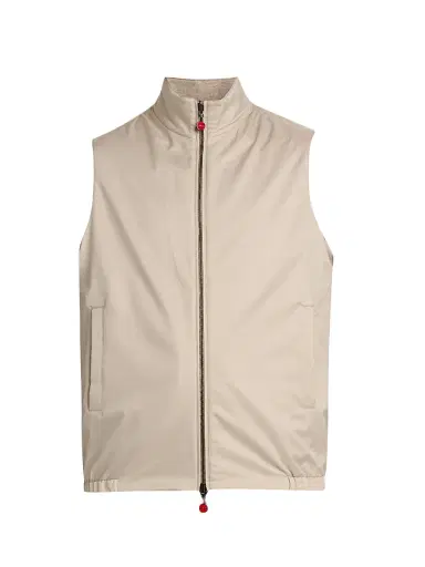 Kiton Men's Reversible Full-Zip Vest - Beige - Size 44 | Thumbnail 1 Kiton Men's Reversible Full-Zip Vest - Beige - Size 44 | Thumbnail 1