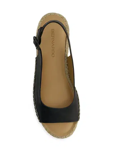 Bernardo Women's Melila Espadrille Wedges - Black | Thumbnail 3 Bernardo Women's Melila Espadrille Wedges - Black | Thumbnail 3