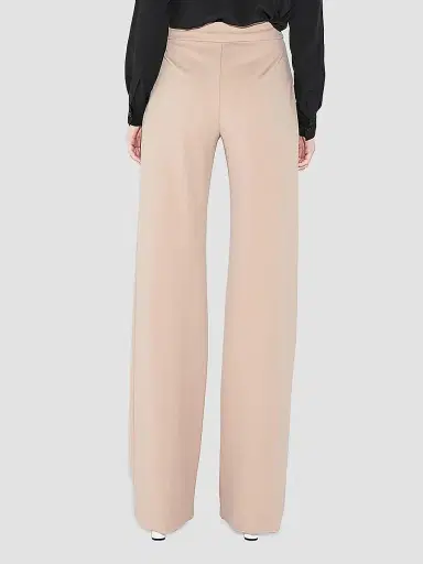 Callas Milano Women's Anouk Stretch Jersey Wide Leg A-Line Pants - Taupe | Thumbnail 4 Callas Milano Women's Anouk Stretch Jersey Wide Leg A-Line Pants - Taupe | Thumbnail 4