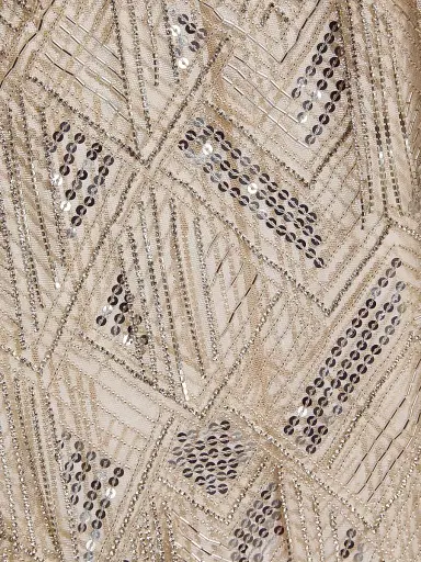 Lapointe Women's Geometric Crystal Fringe Skirt - Silver - Size 6 | Thumbnail 7 Lapointe Women's Geometric Crystal Fringe Skirt - Silver - Size 6 | Thumbnail 7