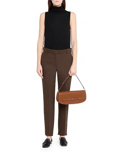 Polo Ralph Lauren Women's Bellport Leather Convertible Clutch - Brown | Thumbnail 3 Polo Ralph Lauren Women's Bellport Leather Convertible Clutch - Brown | Thumbnail 3