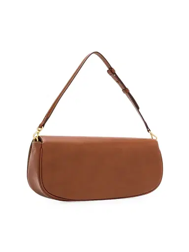 Polo Ralph Lauren Women's Bellport Leather Convertible Clutch - Brown | Thumbnail 5 Polo Ralph Lauren Women's Bellport Leather Convertible Clutch - Brown | Thumbnail 5