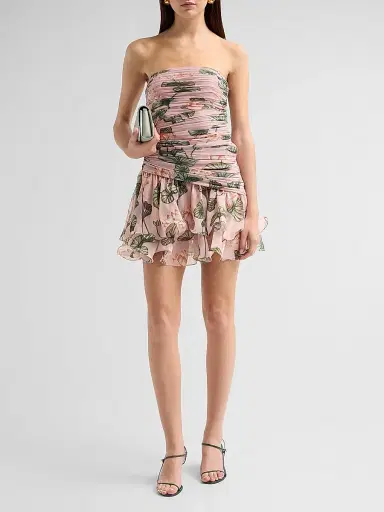 PatBo Women's Lotus Ruched Mini Dress | Thumbnail 2 PatBo Women's Lotus Ruched Mini Dress | Thumbnail 2