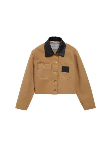 Balenciaga Women's Cropped Workwear Jacket | Thumbnail 1 Balenciaga Women's Cropped Workwear Jacket | Thumbnail 1