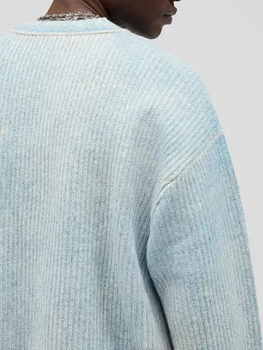 Represent Men's Legacy Fade Out Reversible Knit Crewneck Sweater | Thumbnail 8 Represent Men's Legacy Fade Out Reversible Knit Crewneck Sweater | Thumbnail 8