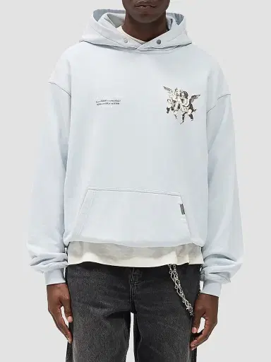 Represent Men's Legacy Cherubs Graphic Cotton Hoodie | Thumbnail 3 Represent Men's Legacy Cherubs Graphic Cotton Hoodie | Thumbnail 3