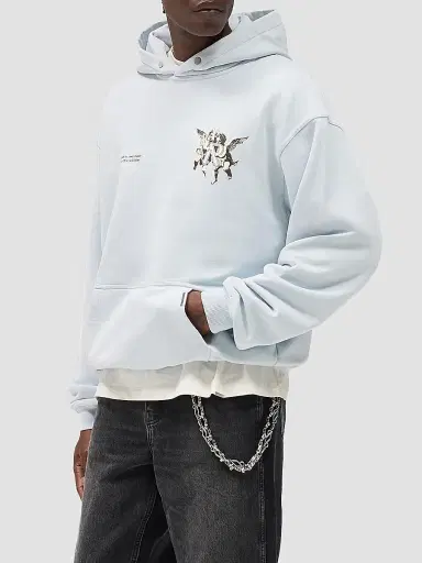 Represent Men's Legacy Cherubs Graphic Cotton Hoodie | Thumbnail 4 Represent Men's Legacy Cherubs Graphic Cotton Hoodie | Thumbnail 4