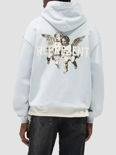 Represent Men's Legacy Cherubs Graphic Cotton Hoodie | Thumbnail 5 Represent Men's Legacy Cherubs Graphic Cotton Hoodie | Thumbnail 5