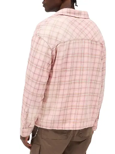 Represent Men's Legacy Check Cotton Shirt - Quartz | Thumbnail 6 Represent Men's Legacy Check Cotton Shirt - Quartz | Thumbnail 6