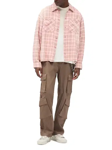 Represent Men's Legacy Check Cotton Shirt - Quartz | Thumbnail 1 Represent Men's Legacy Check Cotton Shirt - Quartz | Thumbnail 1