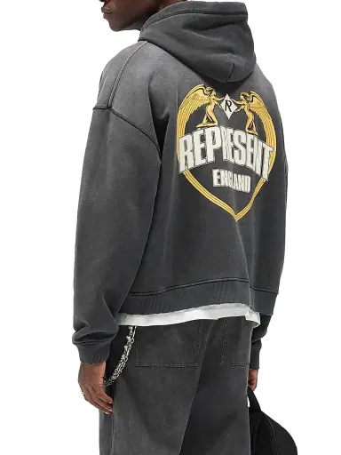 Represent Men's Legacy Angel Border Logo Hoodie | Thumbnail 6 Represent Men's Legacy Angel Border Logo Hoodie | Thumbnail 6