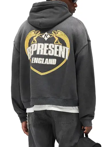 Represent Men's Legacy Angel Border Logo Hoodie | Thumbnail 7 Represent Men's Legacy Angel Border Logo Hoodie | Thumbnail 7