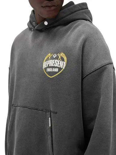 Represent Men's Legacy Angel Border Logo Hoodie | Thumbnail 8 Represent Men's Legacy Angel Border Logo Hoodie | Thumbnail 8