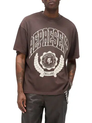 Represent Men's Represent Legacy Crest T-Shirt - Nero | Thumbnail 3 Represent Men's Represent Legacy Crest T-Shirt - Nero | Thumbnail 3