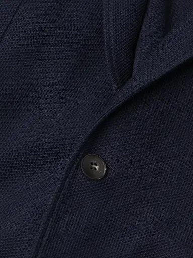 Canali Men's Textured Jersey Wool Jacket - Dark Blue | Thumbnail 6 Canali Men's Textured Jersey Wool Jacket - Dark Blue | Thumbnail 6