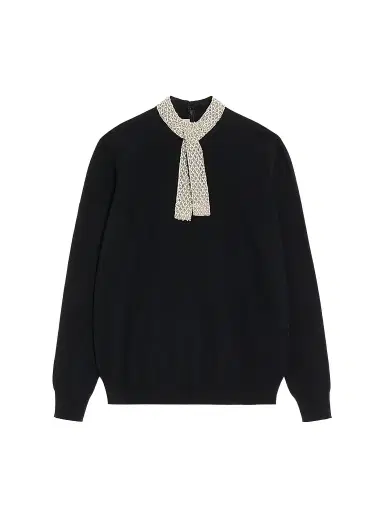 Valentino Garavani Women's Embroidered Wool Jumper - Black - Size XS | Thumbnail 1 Valentino Garavani Women's Embroidered Wool Jumper - Black - Size XS | Thumbnail 1